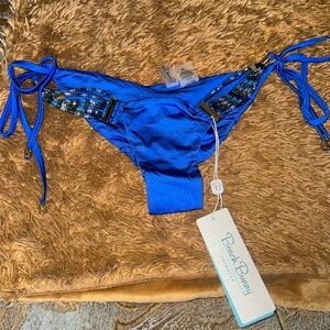 Beach bunny, extra small, swim bottoms, beautiful jewels